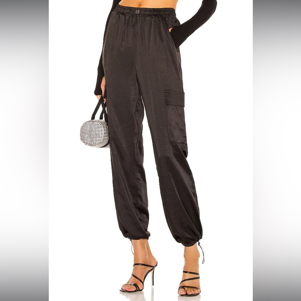 Superdown satin jogger pants
